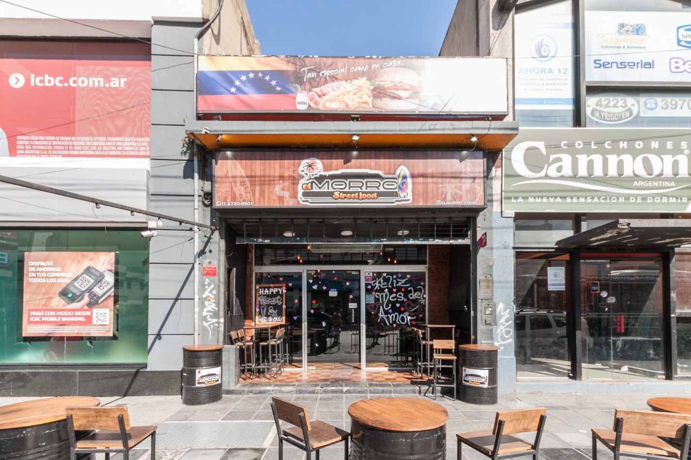 VENTA FONDO DE COMERCIO - RESTO BAR "EL MORRO STREET FOOD" - EXCELENTE UBICACION S/ Av. Hipolito Yrigoyen al 4200